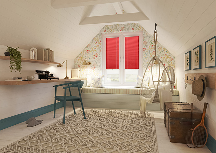Solaris, Cardinal - Clip Fit Pleated Blind - Image 7